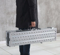 Scaffold Step Ladder Adjustable Aluminium Work Platform For Construction Decoration